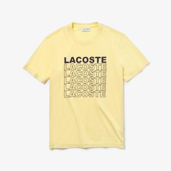 Camiseta Lacoste Masculina - Amarelo é ruim? Camiseta Lacoste Masculina - Amarelo é boa?