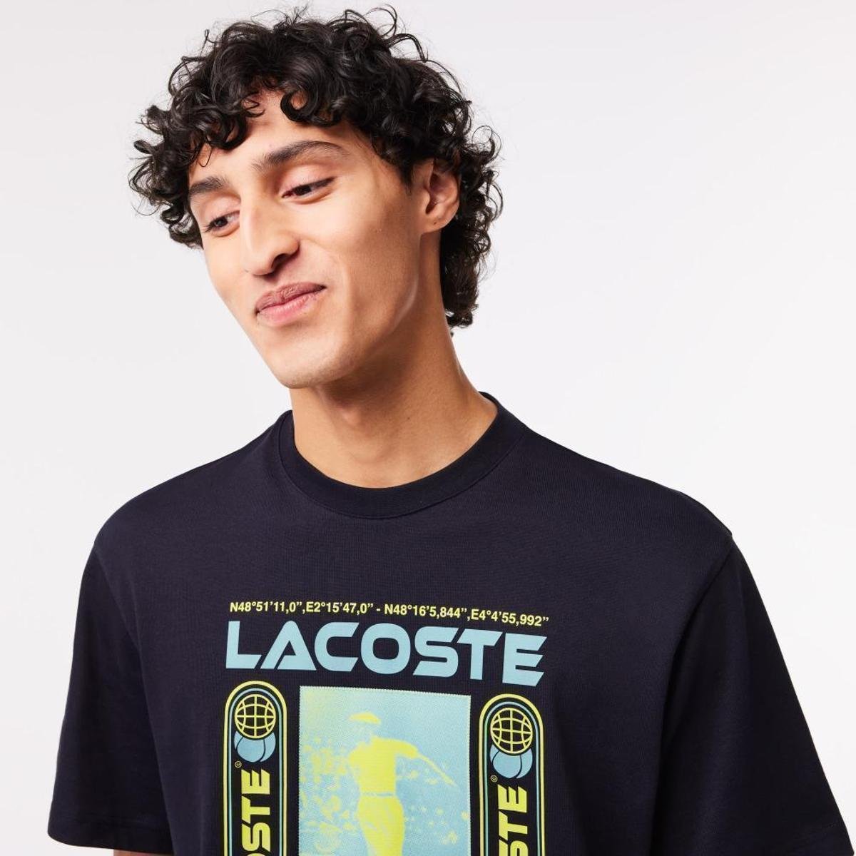 Camiseta Lacoste Masculina - Azul Petróleo | Netshoes