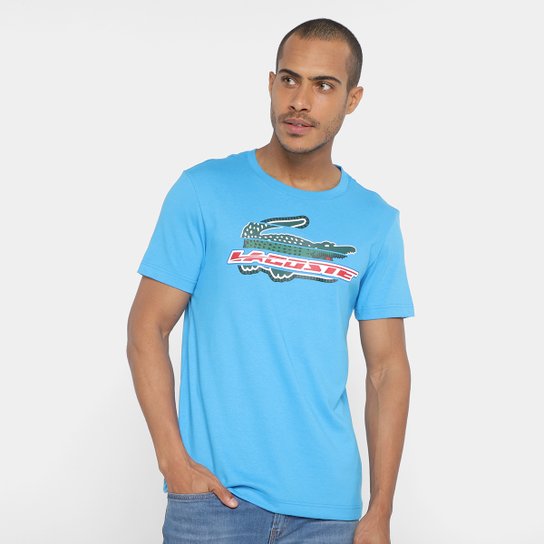 Camiseta Lacoste Sport Logo Masculina - Azul é ruim? Camiseta Lacoste Sport Logo Masculina - Azul é boa?