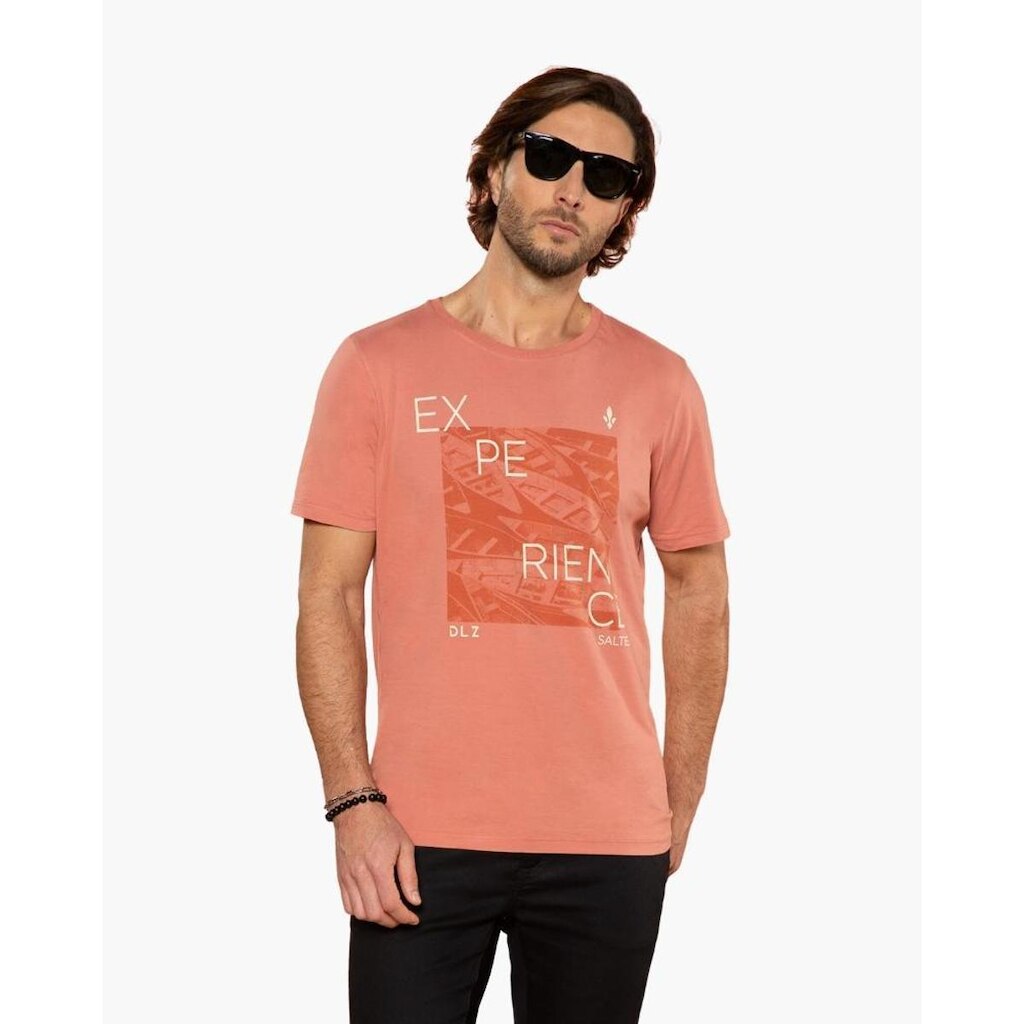Camiseta laranja Experience DLZ Masculina