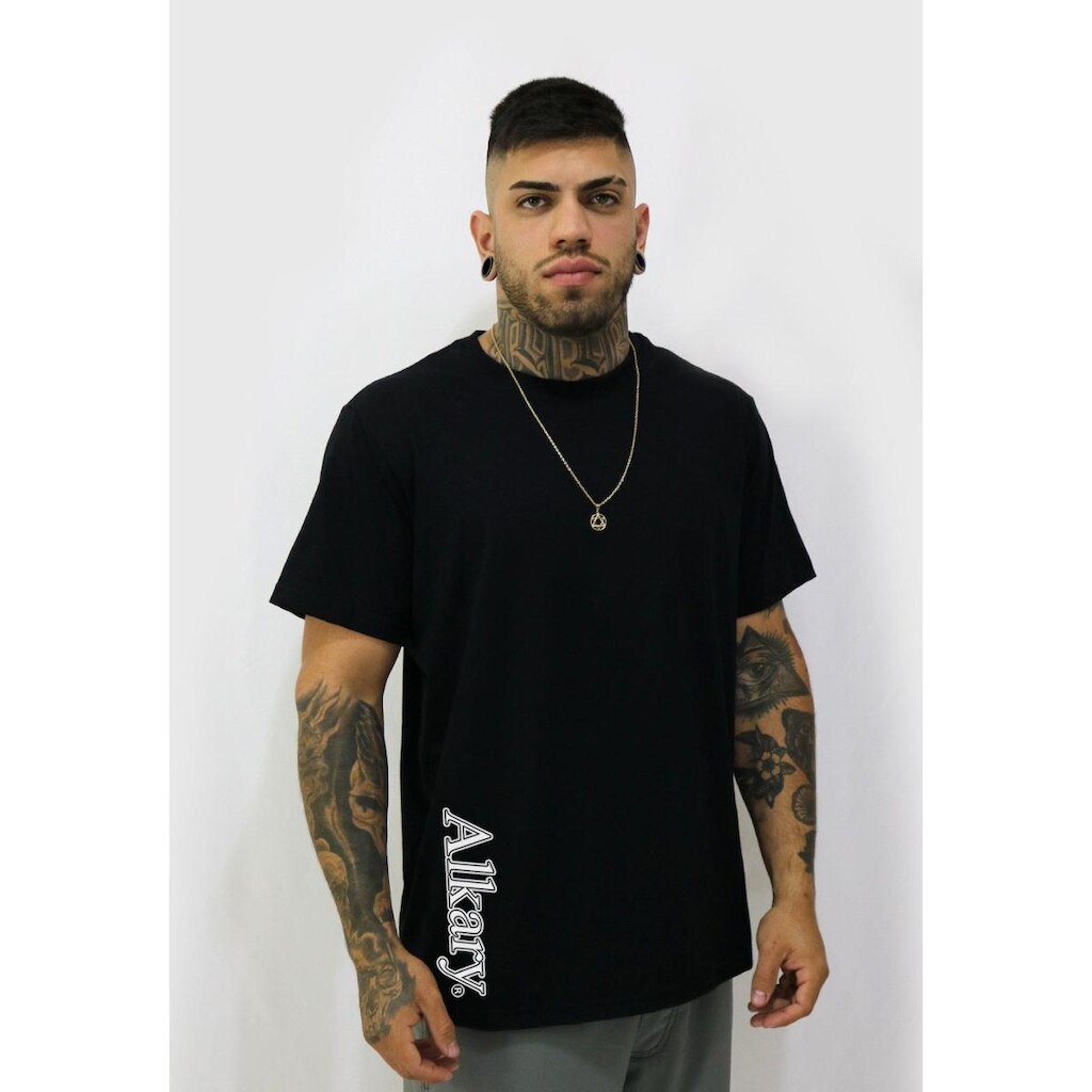 Camiseta Lateral Alkary Preta