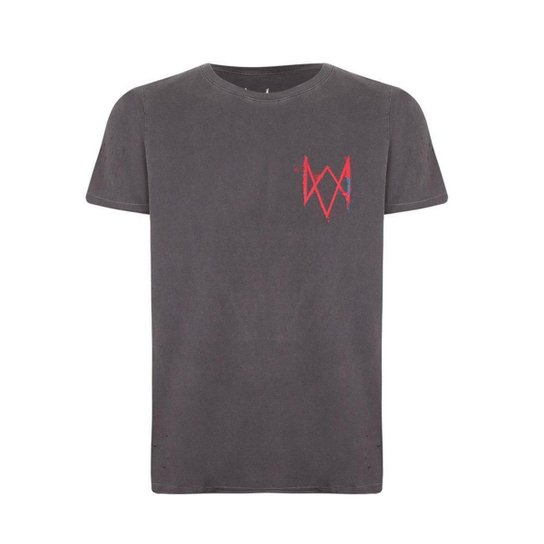 Camiseta Ldn Watch dogs Ubisoft Masculina - Preto