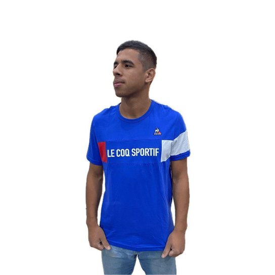 Camiseta Le Coq Sportif Tri Tee SS Nº1 AZUL G Azul Netshoes