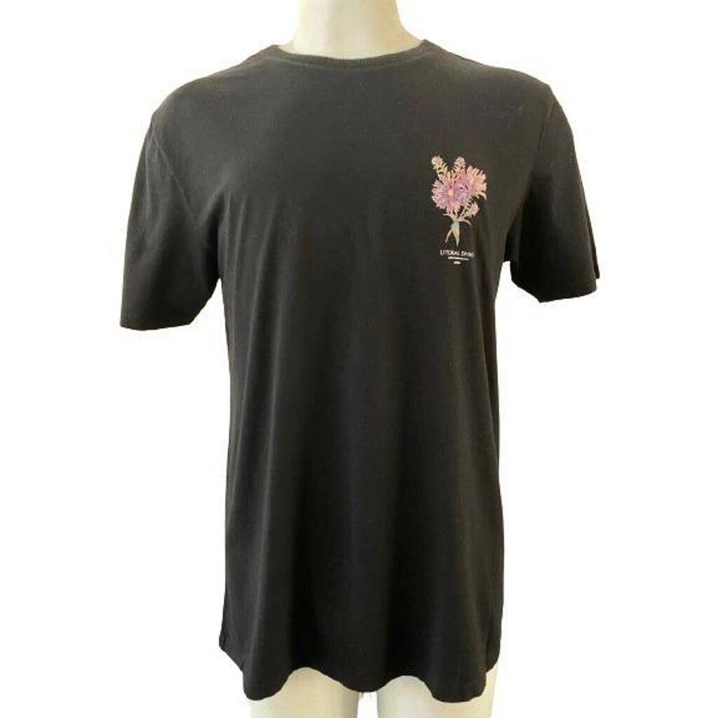 Camiseta Lehua Aster Flower Preto - 1222