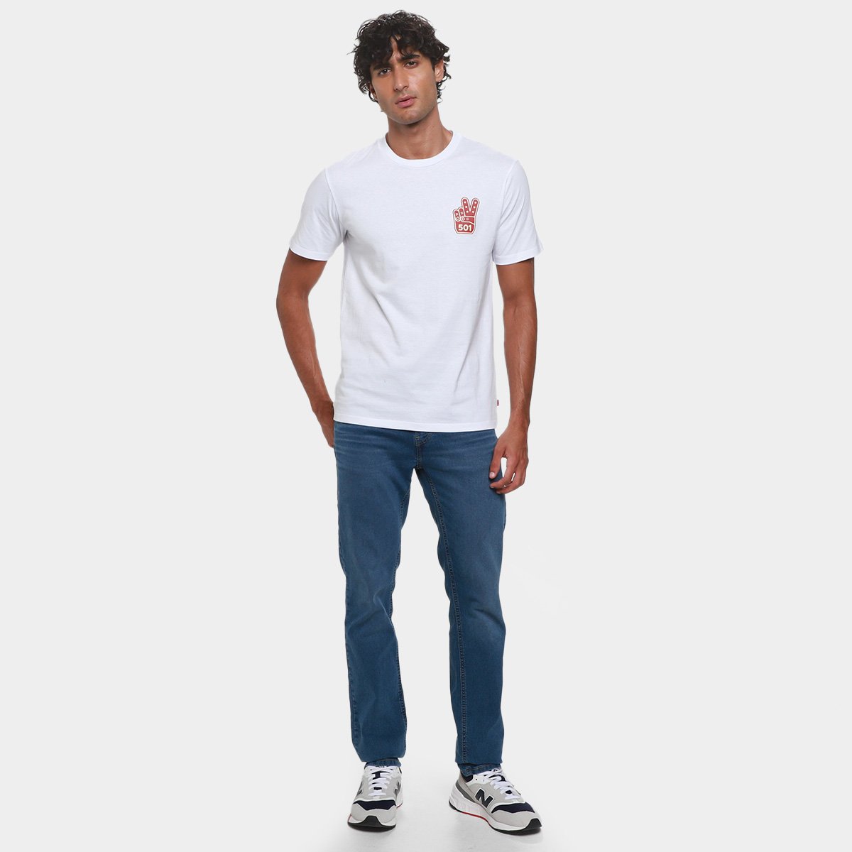 Camiseta Levi's Graphic Set-In Neck Masculina - 3