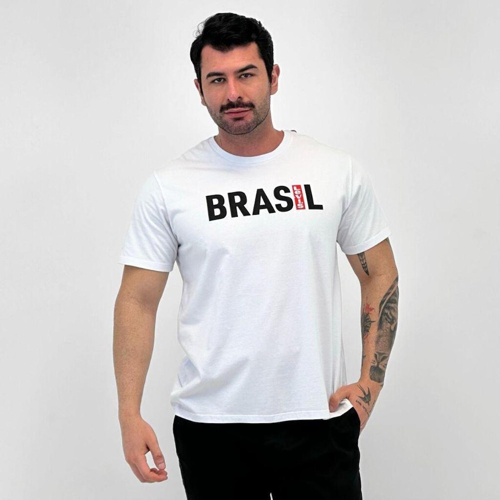Camiseta Levis Manga Curta Masculina