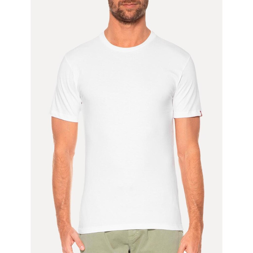 Camiseta Levis Masculina Lisa Branco
