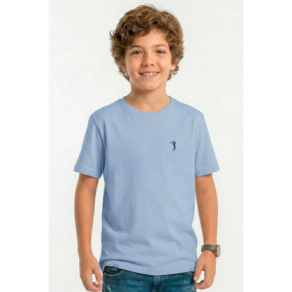 Camiseta Lisa Infantil Aleatory Azul