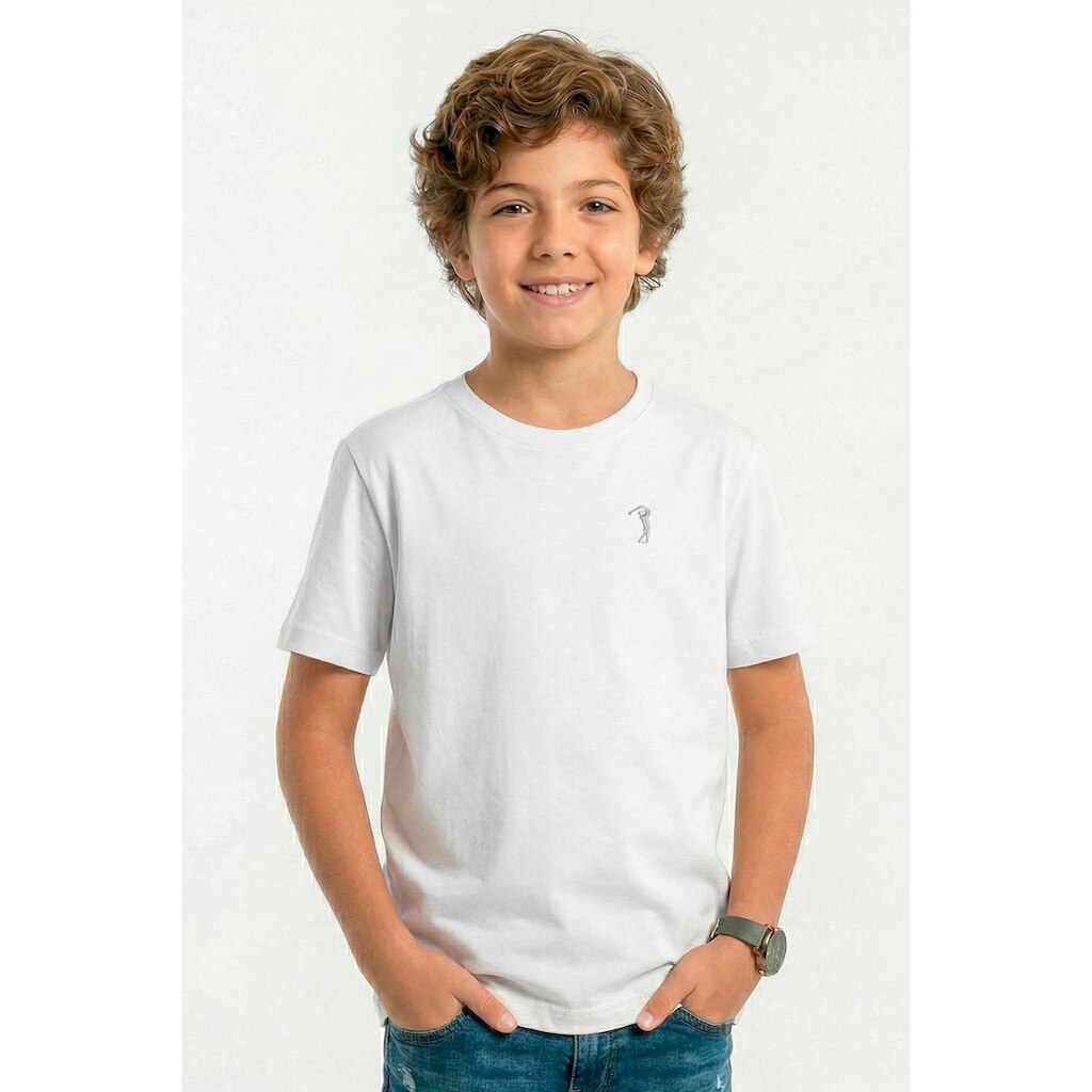 Camiseta Lisa Infantil Aleatory Branca