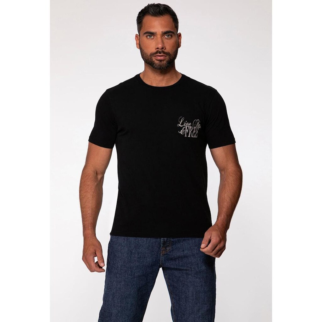Camiseta Live Fast And Free Preto