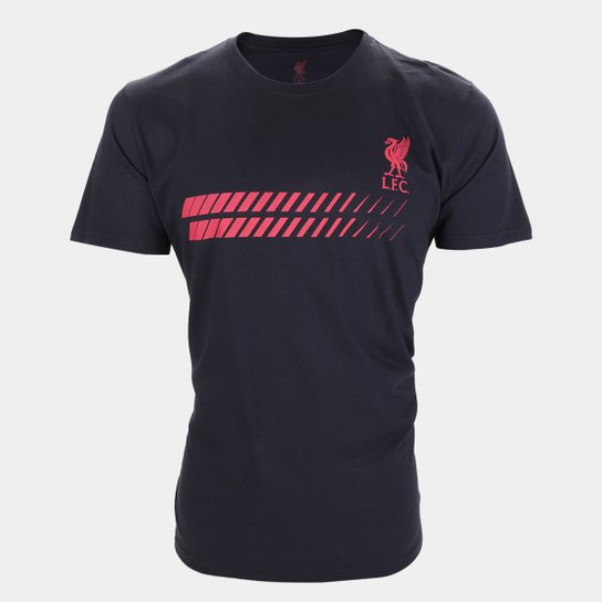 Camiseta Liverpool Bird Masculina - Preto Menor preço em Camiseta Liverpool Bird Masculina - Preto