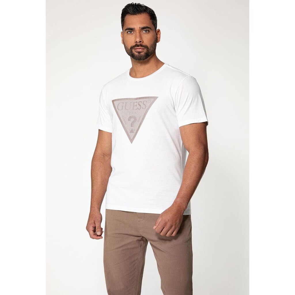 Camiseta Logo Holográfico Branco