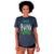 Camiseta Longline Feminina MXD Conceito Estampas Moda Academia Fitness - Grafite