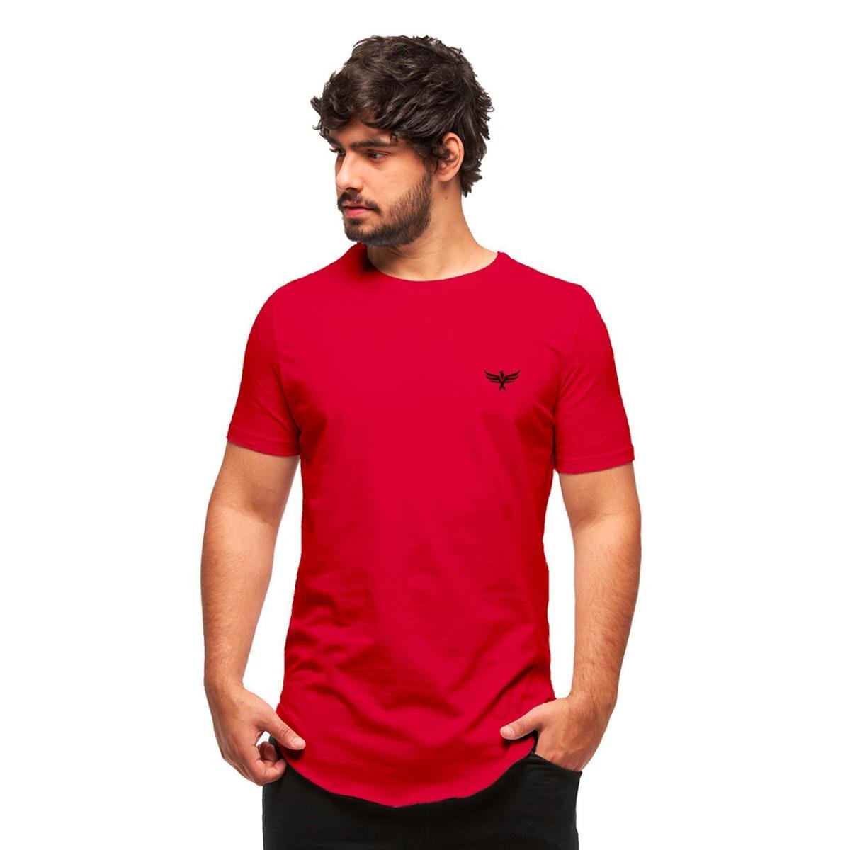 Camiseta Longline Logo Konoa Manga Curta Oversized