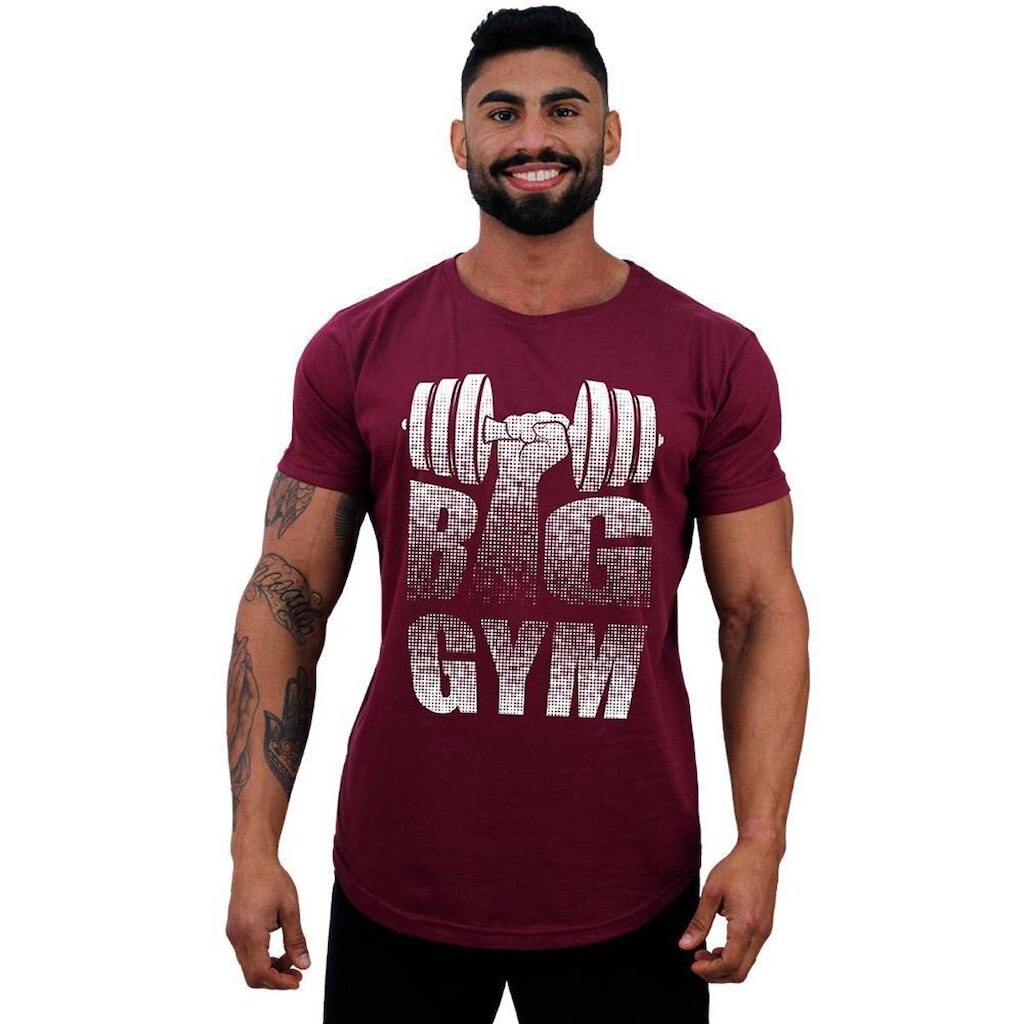 Camiseta Longline Manga Curta Alto Conceito Skull With Cap