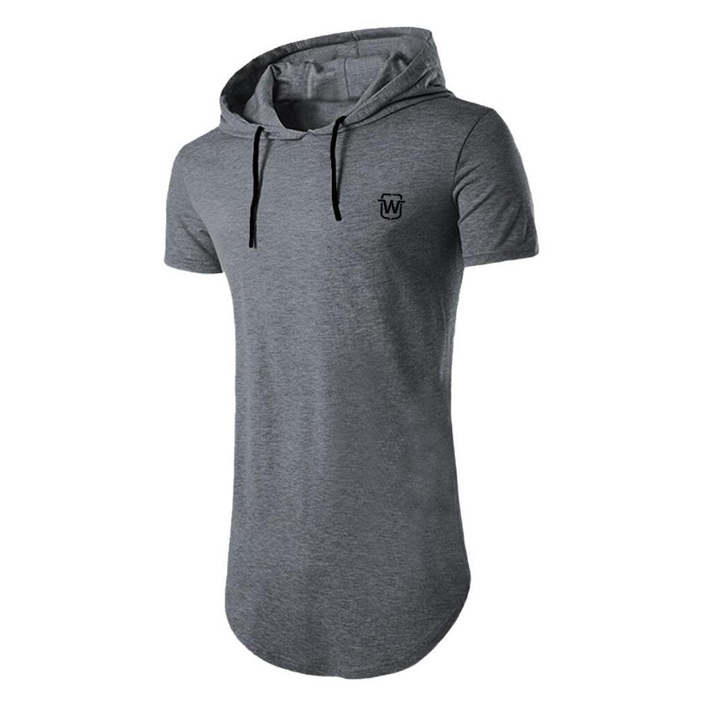 Camiseta Longline Manga Curta com Capuz Oversized WC14-VERMELHO-P