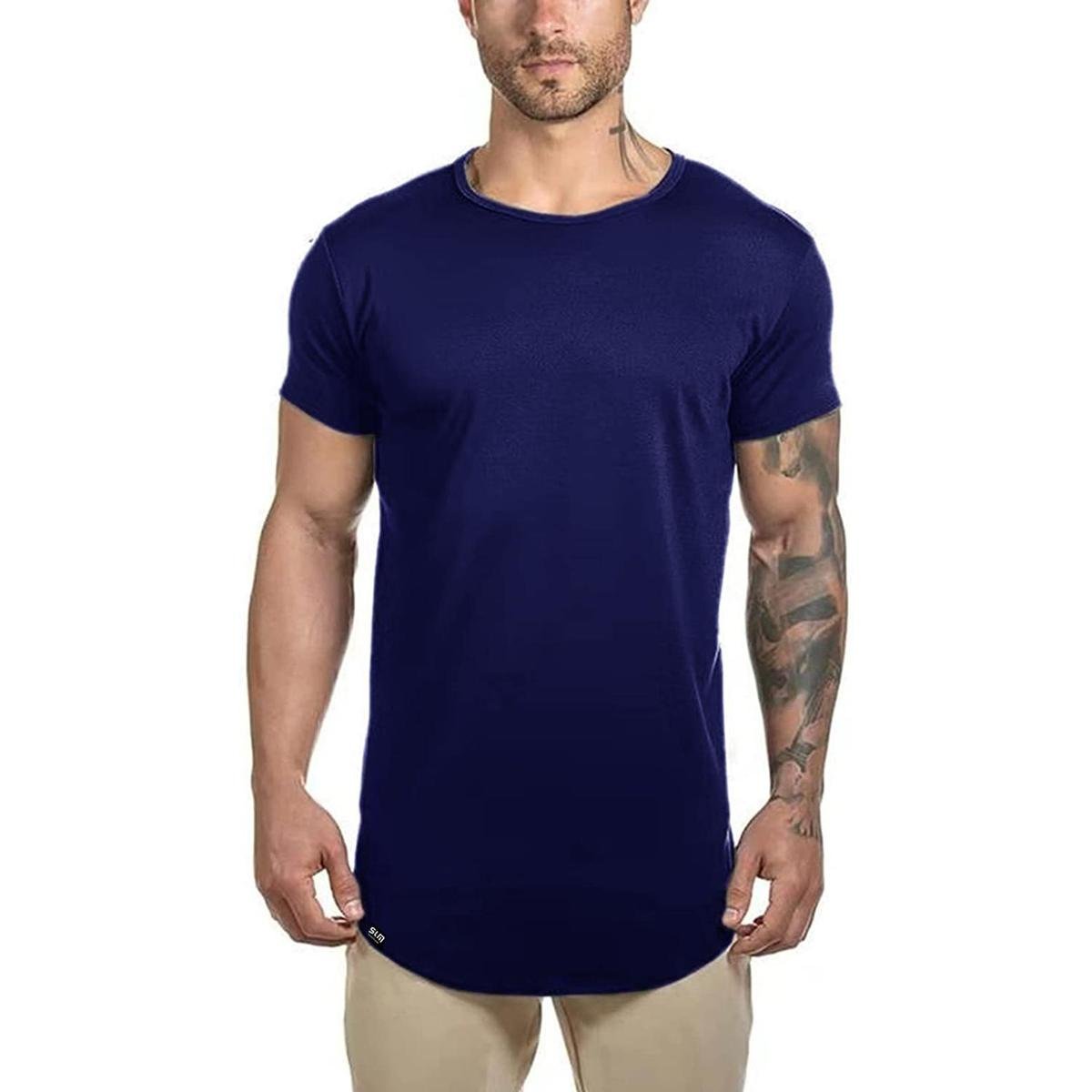 Camiseta Longline Manga Curta Masculina Estilo Conforto Slim Fitness - Branco - EGG Menor preço em Camiseta Longline Manga Curta Masculina Estilo Conforto Slim Fitness - Branco - EGG