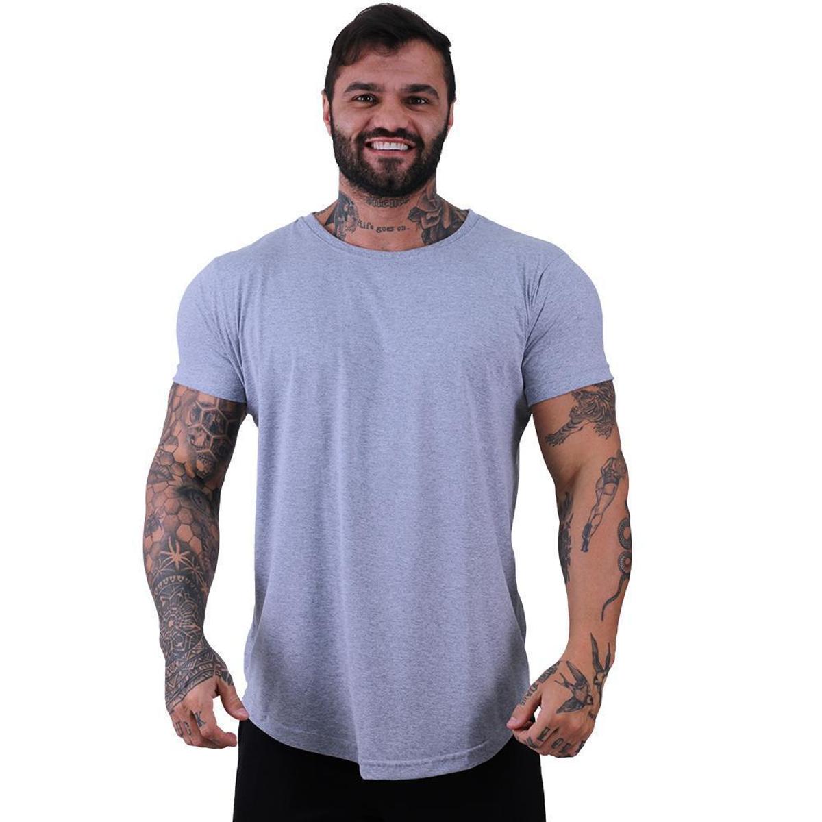 Camiseta Longline Manga Curta MXD Ftiness Sem Estampa com Cores Casuais e Básicas da Moda é ruim? Camiseta Longline Manga Curta MXD Ftiness Sem Estampa com Cores Casuais e Básicas da Moda é boa?