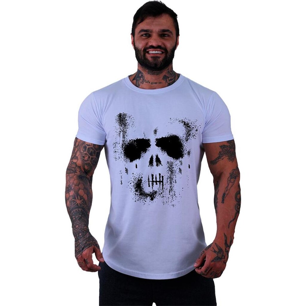 Camiseta Longline Manga Curta MXD Ghost