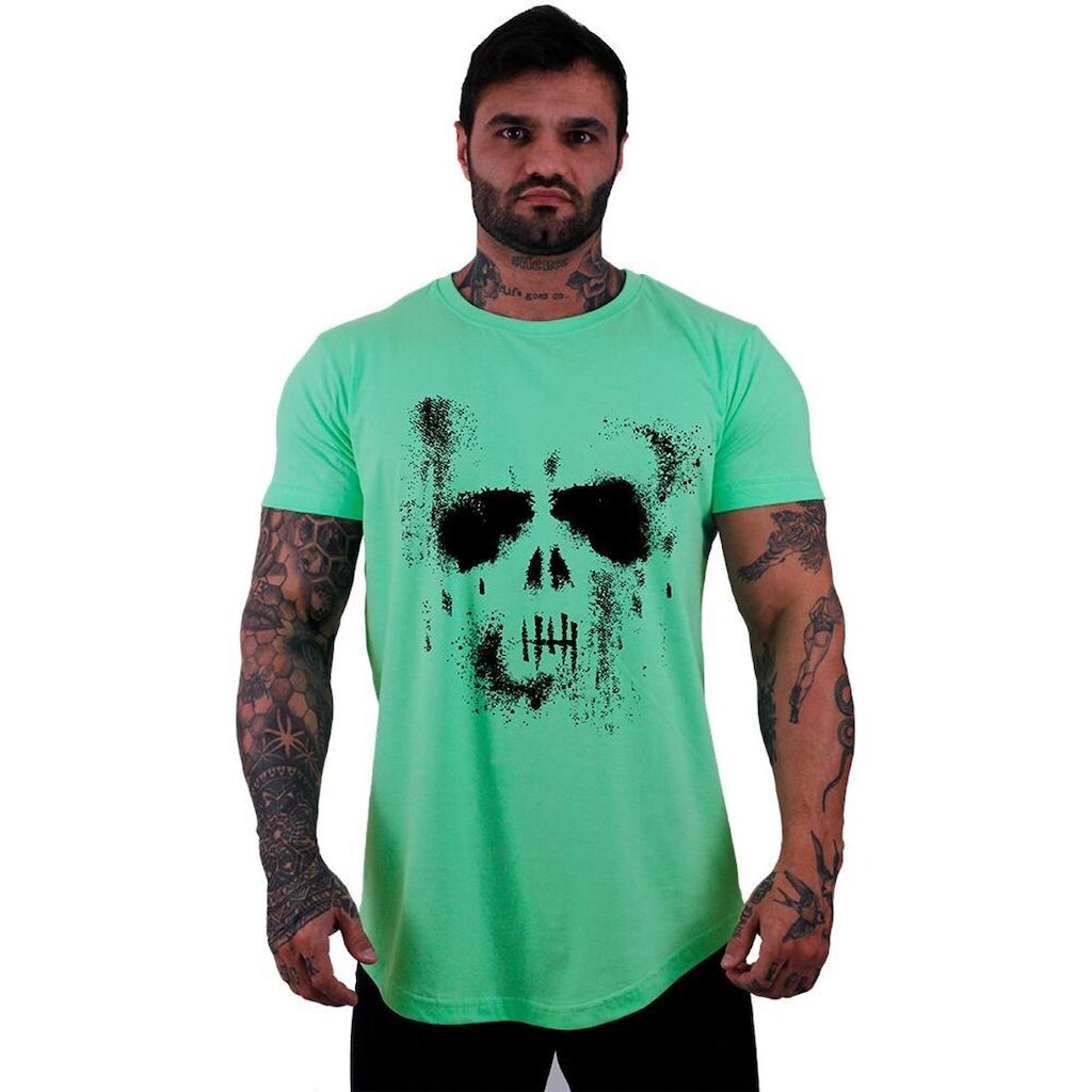 Camiseta Longline Manga Curta MXD Ghost