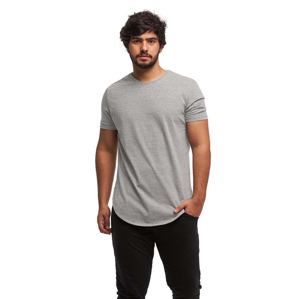 Camiseta Longline Manga Curta Oversized
