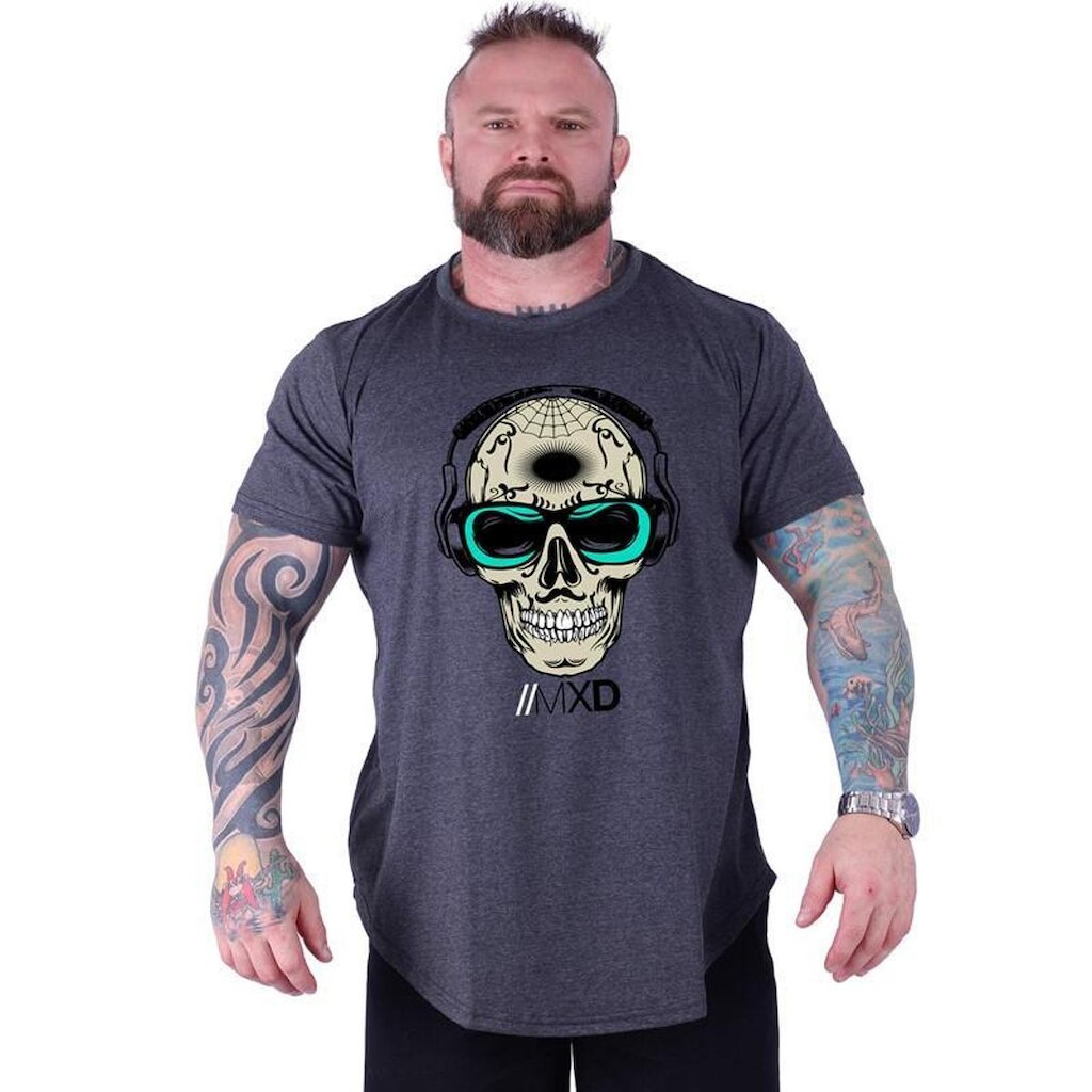 Camiseta Longline Masculina MXD Conceito PLUS SIZE Lifestyle