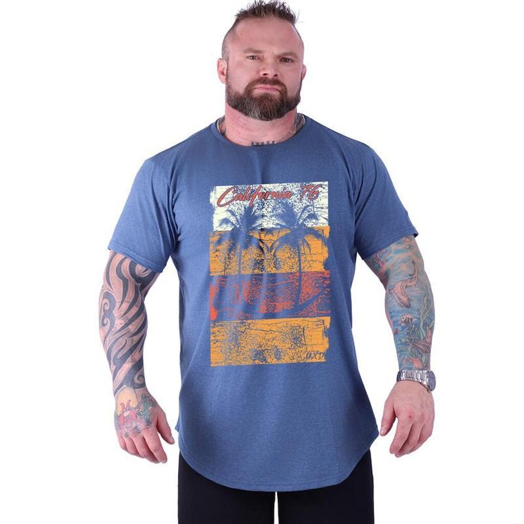 Camiseta Longline Masculina MXD Conceito PLUS SIZE Wild Life