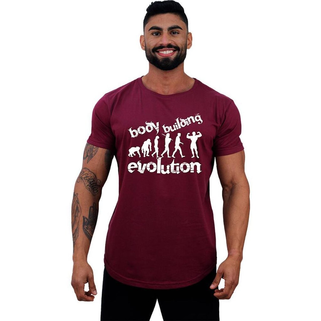 Camiseta Longline MXD  Bodybuilding Evolution Masculina