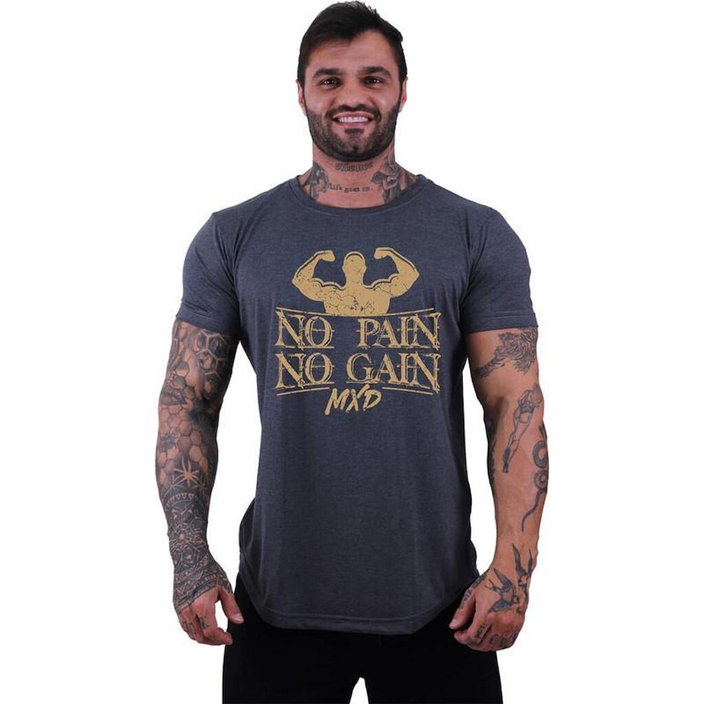 Camiseta Longline MXD Conceito Be Strong  Masculina