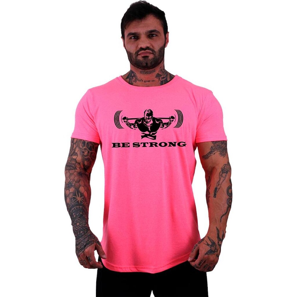 Camiseta Longline MXD Conceito Be Strong Masculina