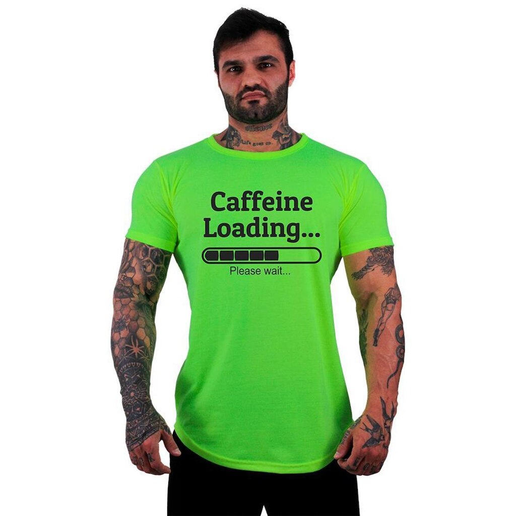 Camiseta Longline MXD Conceito Caffeine Loading Masculina