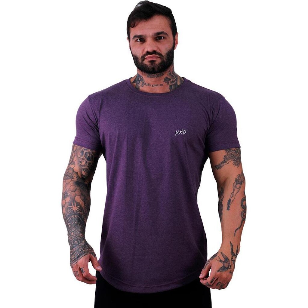 Camiseta Longline MXD Conceito Estampada Academia Treino Fit