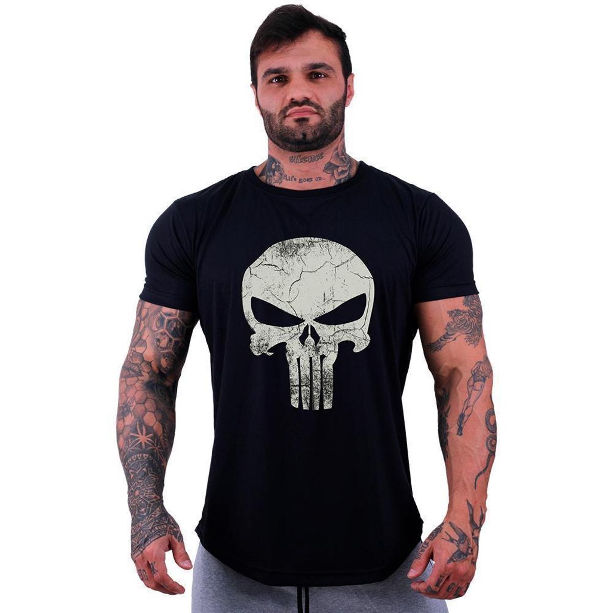 Camiseta Longline MXD Conceito Punisher Masculina é ruim? Camiseta Longline MXD Conceito Punisher Masculina é boa?