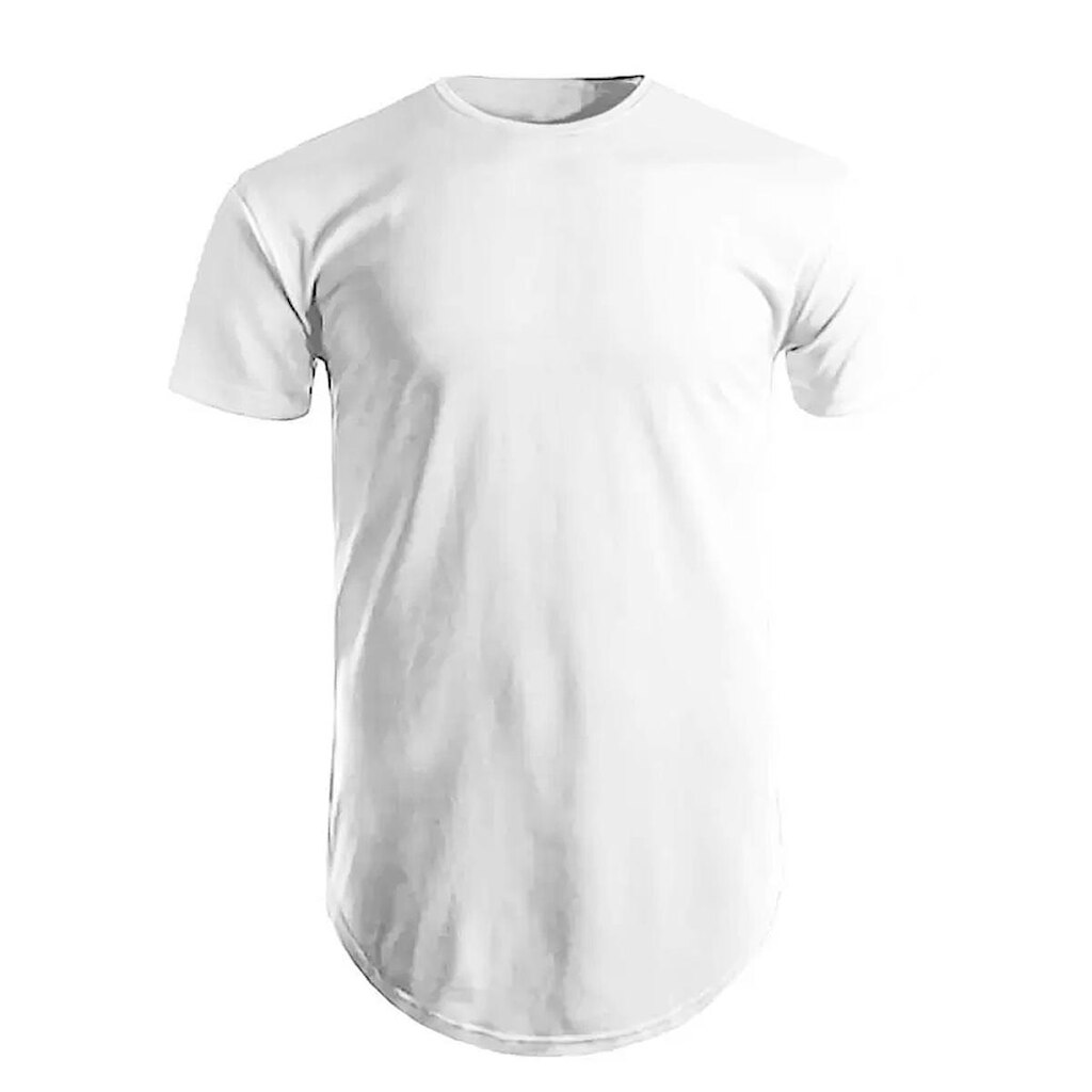 Camiseta Longline Oversized Camisa Alongada Grande Plus Size