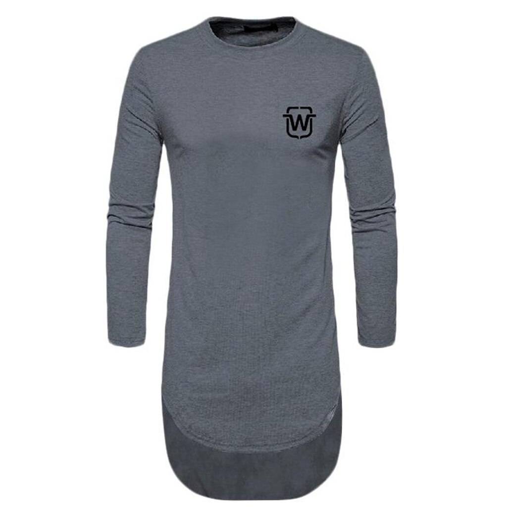 Camiseta Longline Oversized Swag Manga Comprida Wooks C2