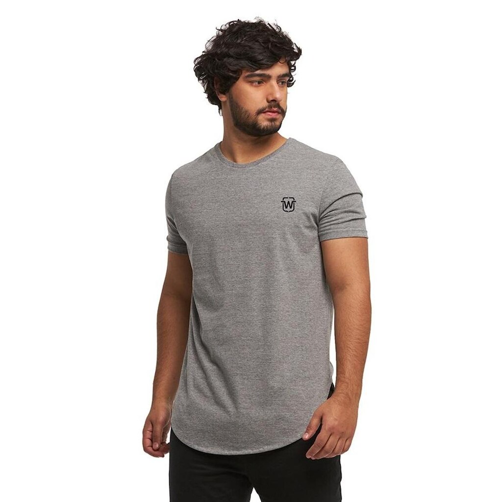 Camiseta Longline Oversized Swag Manga Curta Wooks