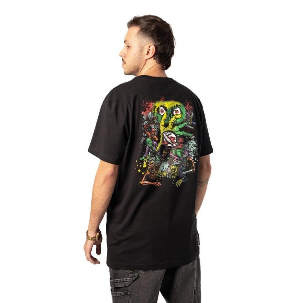 Camiseta Lost 22623002 Zombie Crawling - Preto
