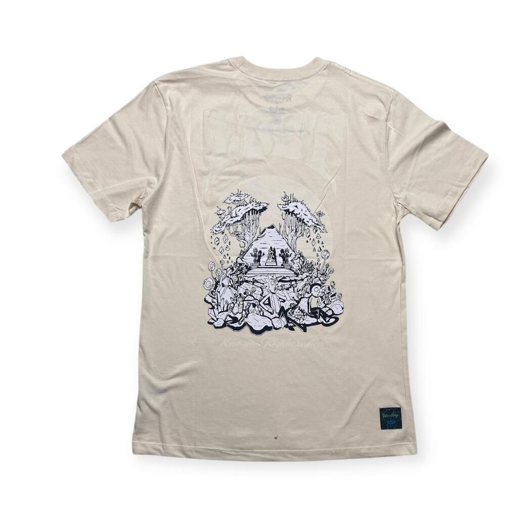 Camiseta Lost 22623005 Rest and Ricklaxation - Tapioca