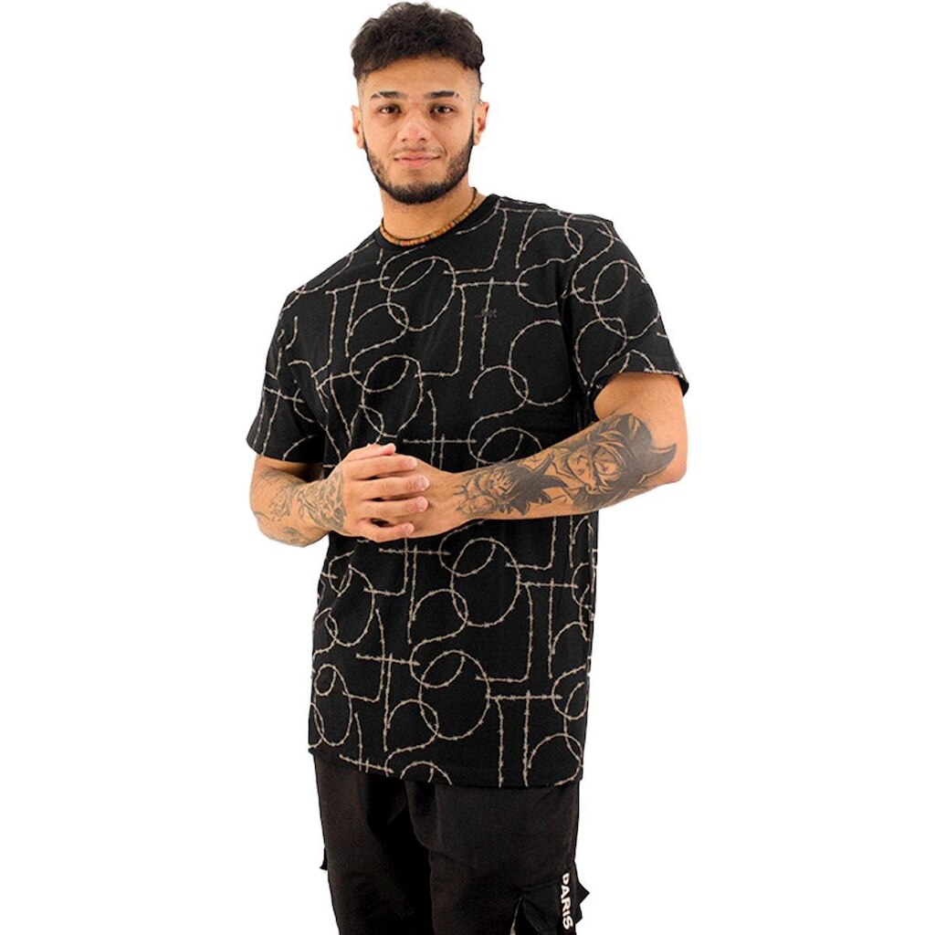 Camiseta Lost Digital Barbed Masculino