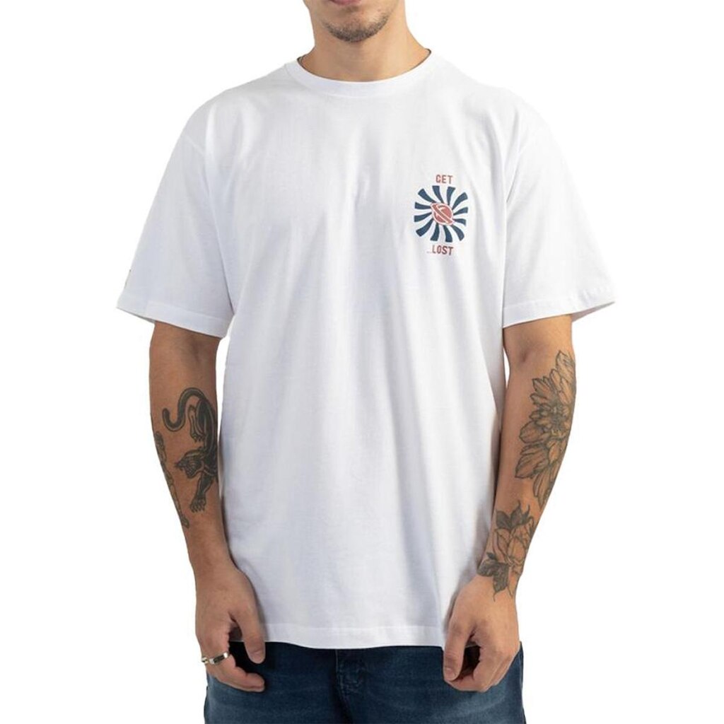 Camiseta Lost Get Lost Cliffs SM25 Masculina
