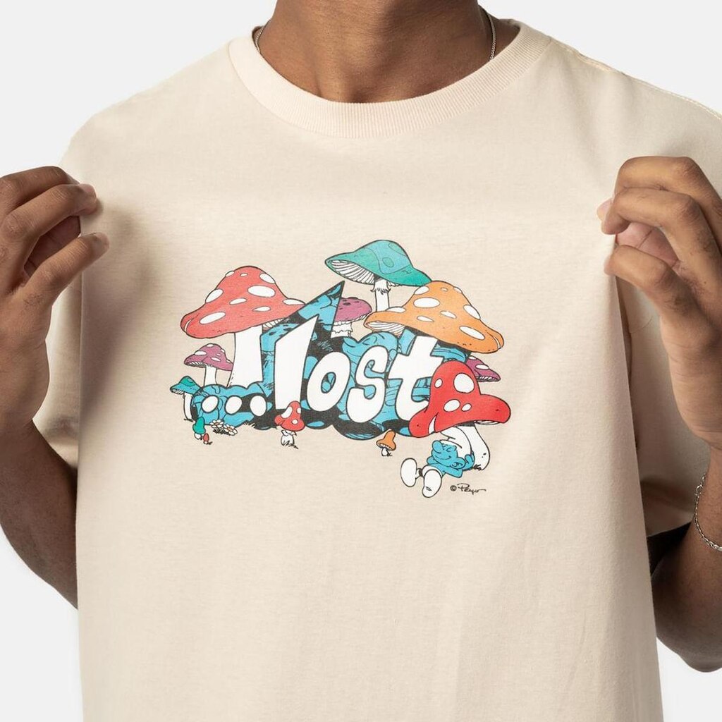 Camiseta Lost Mushroom Smurfs WT24 Masculina
