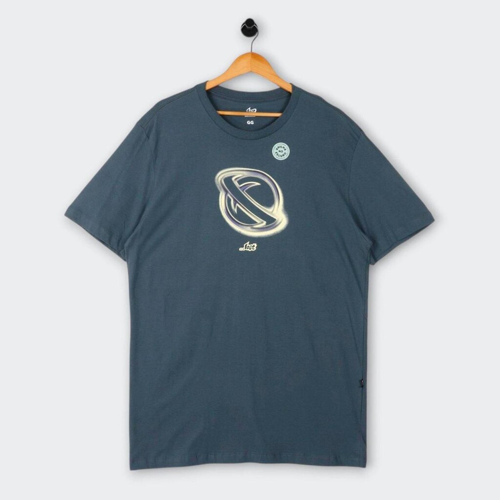 Camiseta Lost Saturn Blur Verde