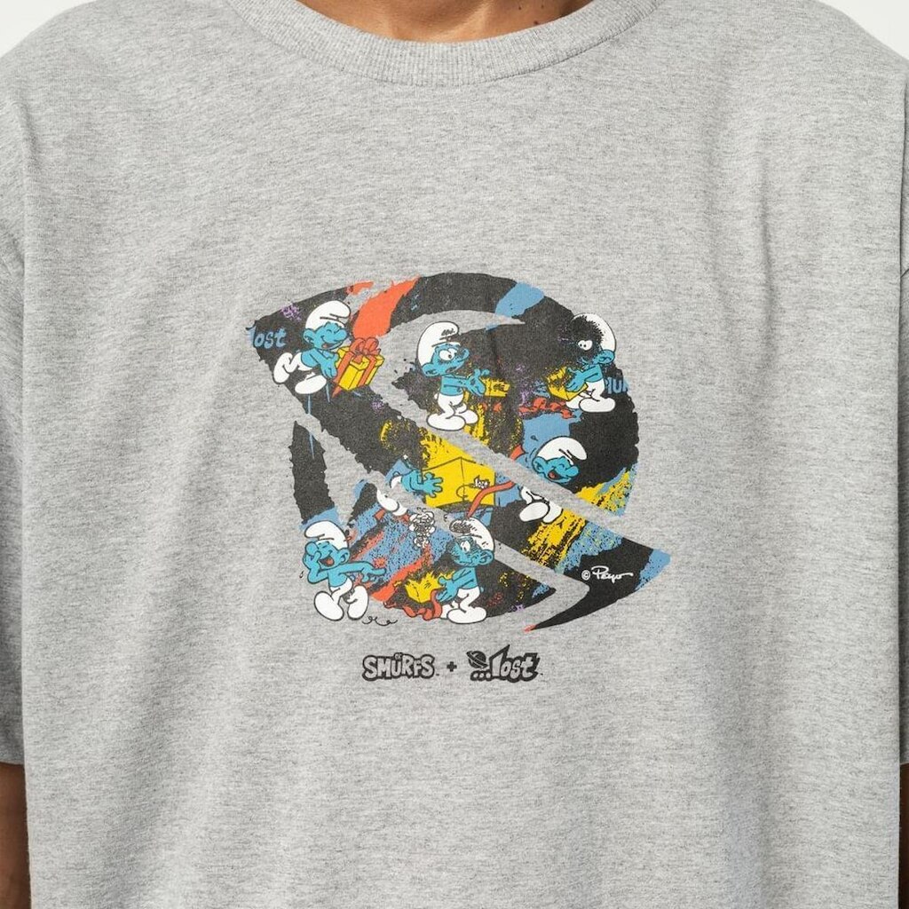 Camiseta Lost Smurfs Saturn SM24 Masculina