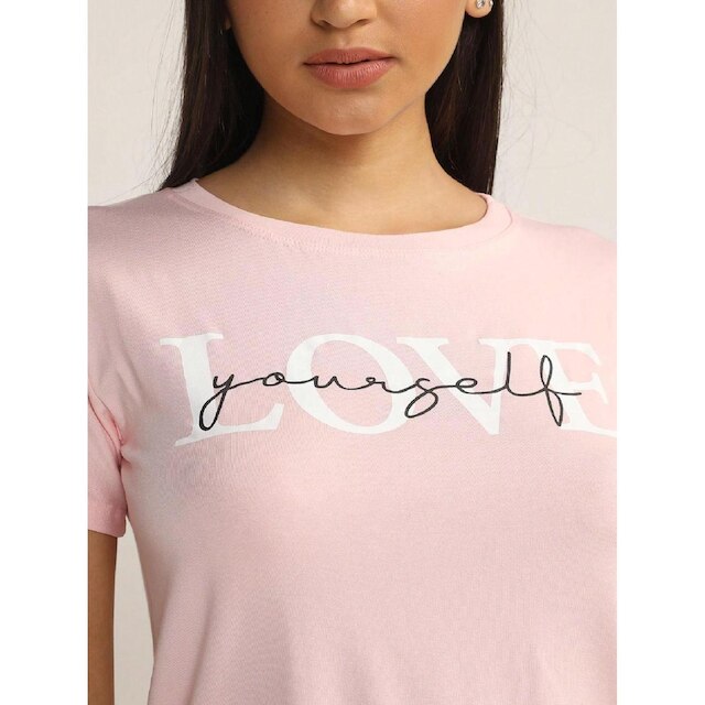 Camiseta Love Rosa D Bell