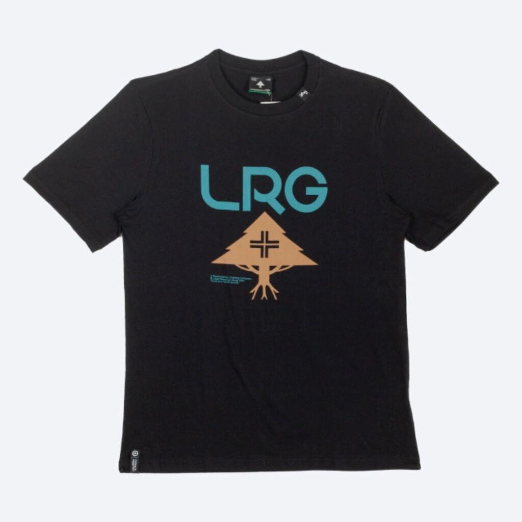 CAMISETA LRG 20 STACKED TEE PRETO