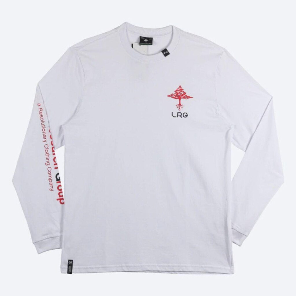 CAMISETA LRG FOR US LONG SLEVE TEE BRANCO