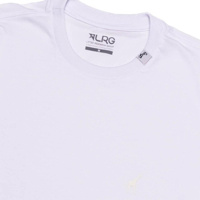 Camiseta LRG Giraffe Tee - Branco/Branco