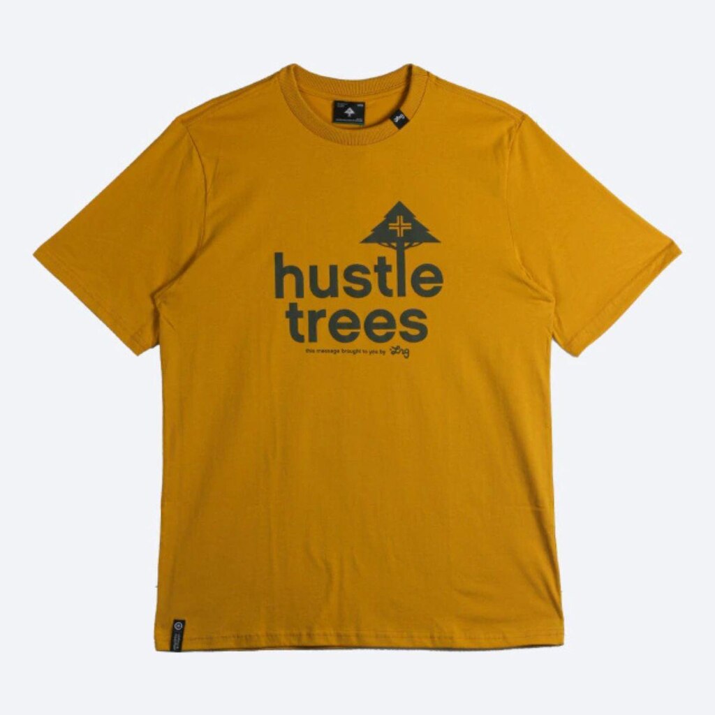CAMISETA LRG HUSTLE TREES TEE MOSTARDA