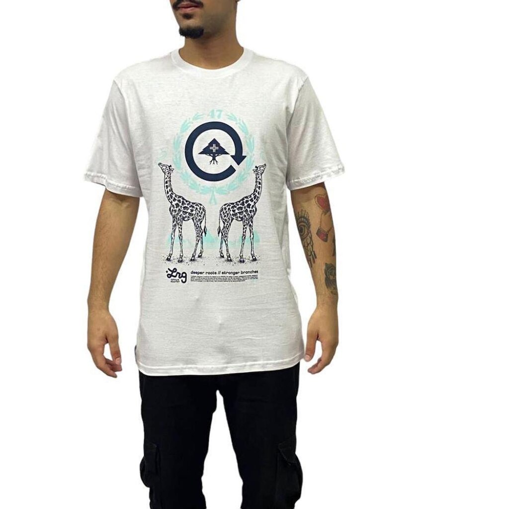 Camiseta LRG Laurel- Branco