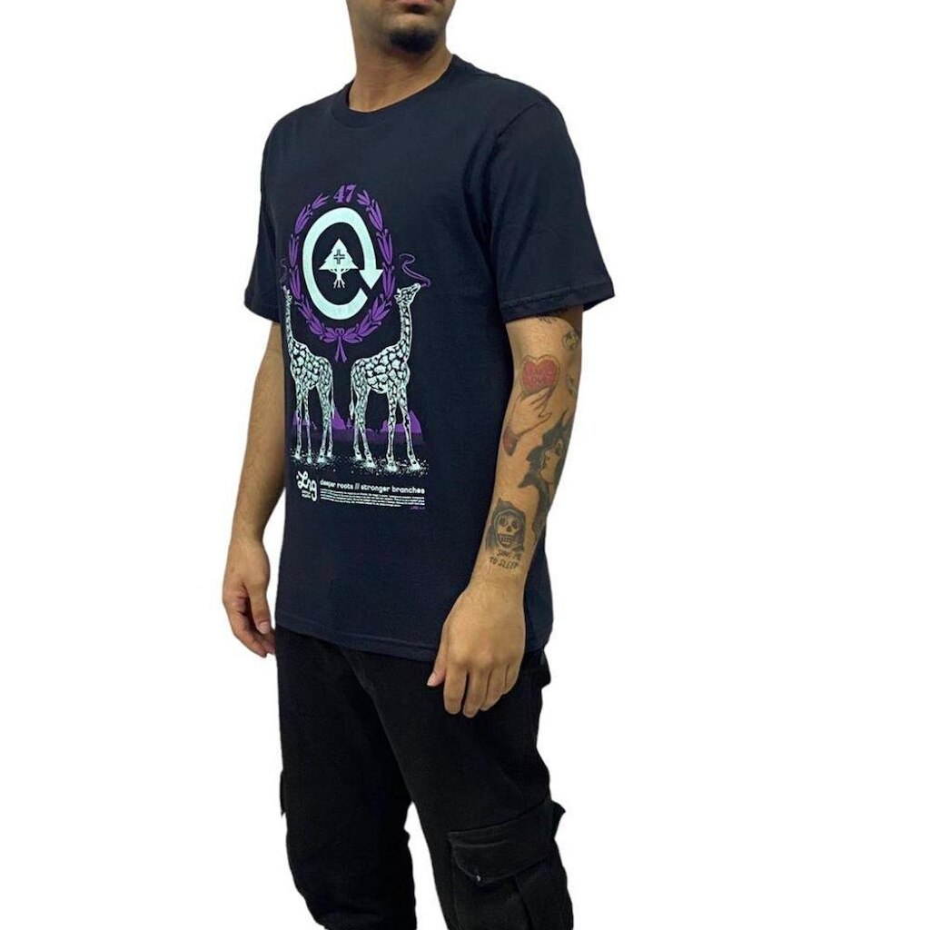 Camiseta LRG Laurel- Preto